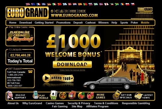 Preview Eurogrand Casino (Bonus & information)
