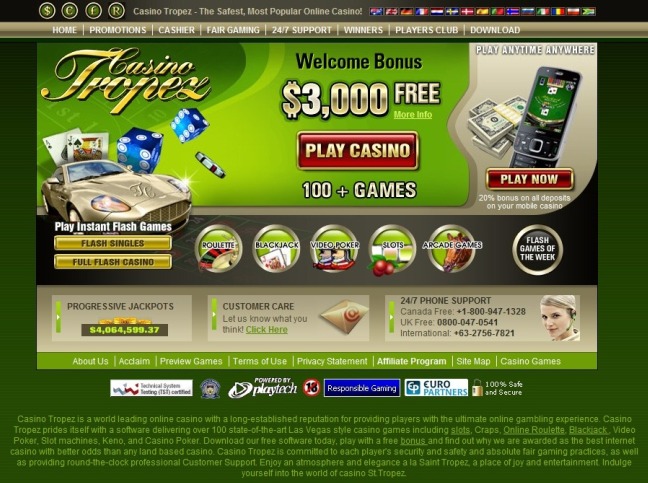 Preview Tropez Casino (Bonus & Information)