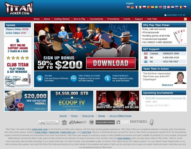 Preview Titan Poker (Bonus & Information)